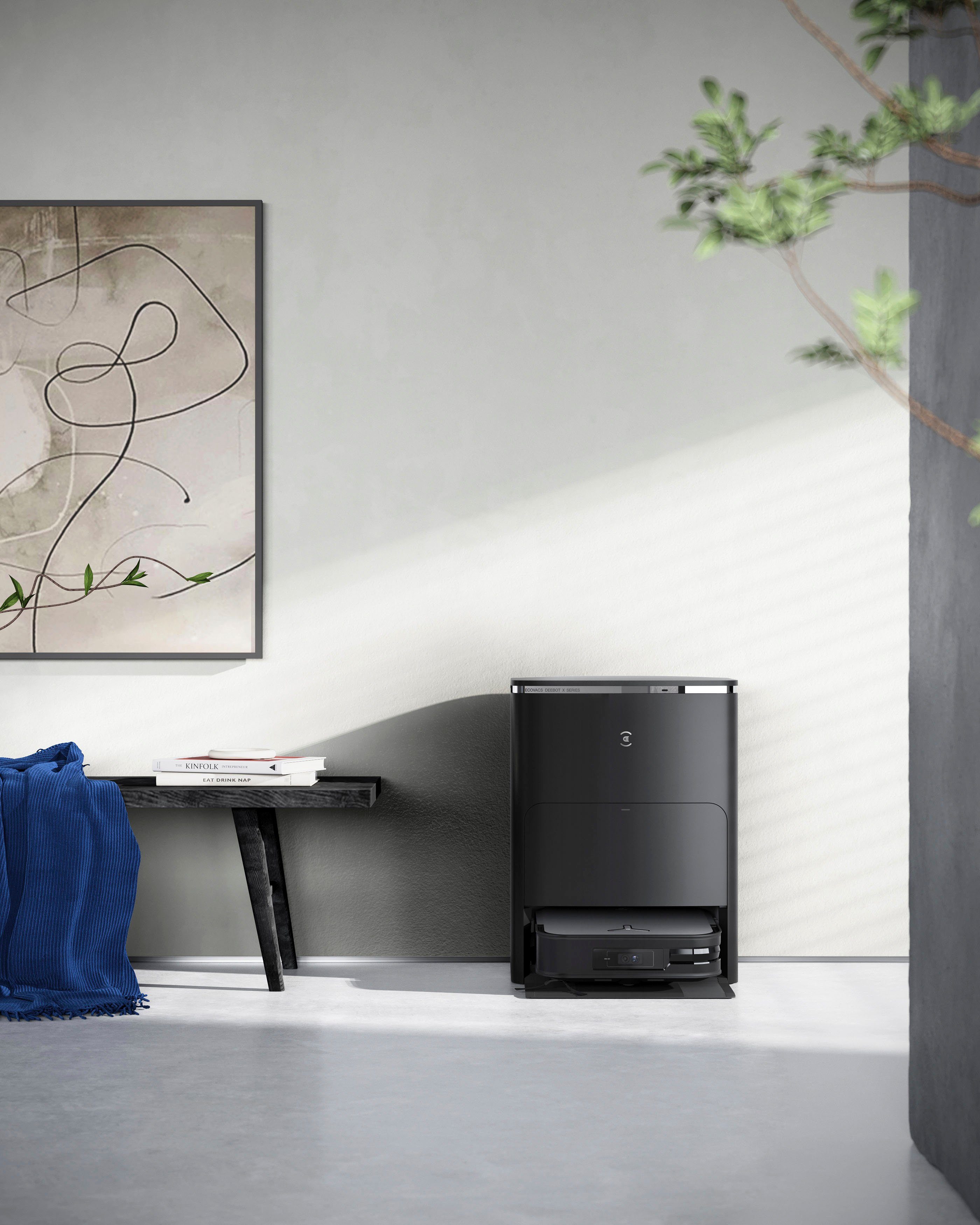 ECOVACS Nass-Trocken-Saugroboter DEEBOT X2 OMNI, 8000PA, smarte Reinigungsstation, Mopp-Hebefunktion, Dual LiDAR, YIKO