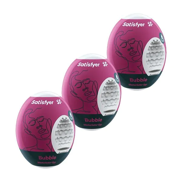 Satisfyer Masturbator Egg Set od 3 Dijela Mjehurića