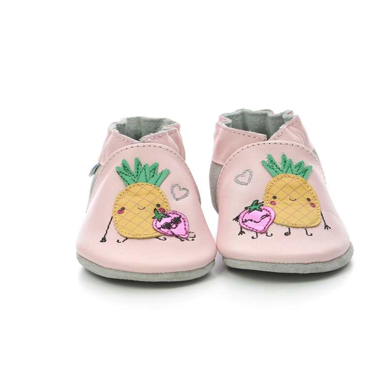 Chaussons cuir Holidays Fruits