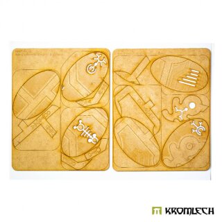 Nekropolis 90x52 mm Oval Base Toppers (6)