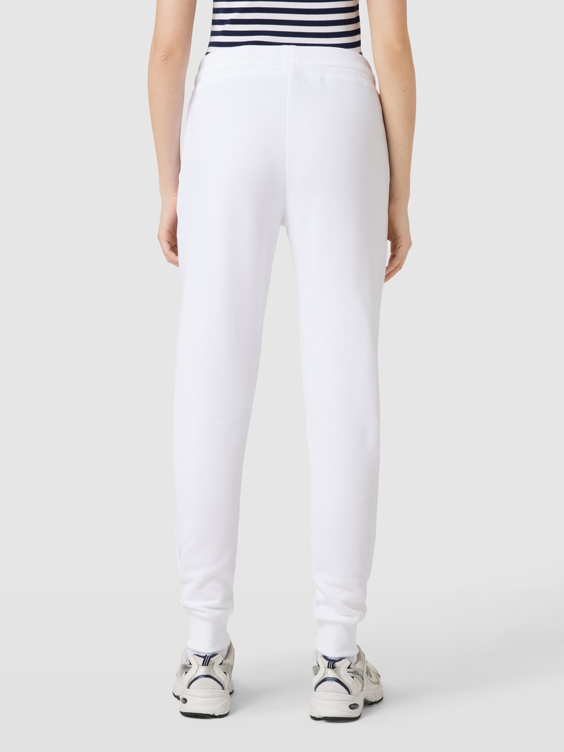 Sweatpants mit Eingrifftaschen in weiss