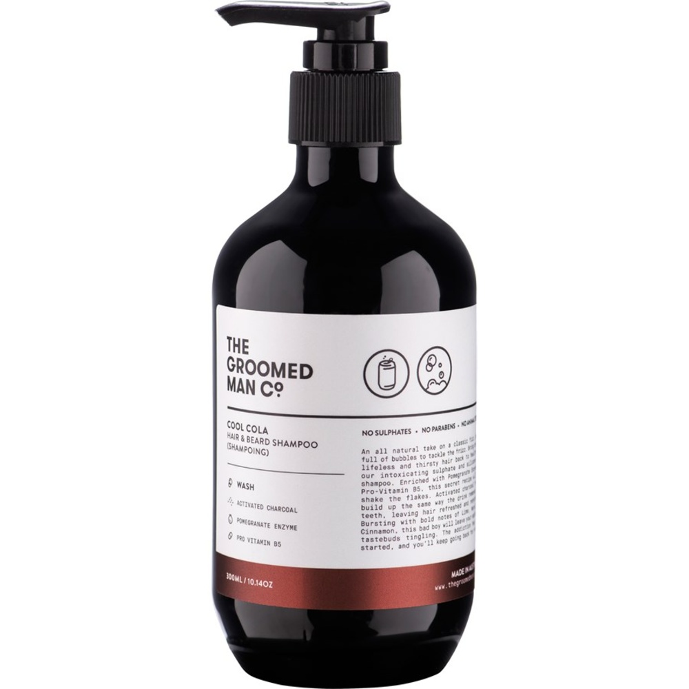 THE GROOMED MAN CO Cool Cola Hair & Beard Shampoo Shampooing