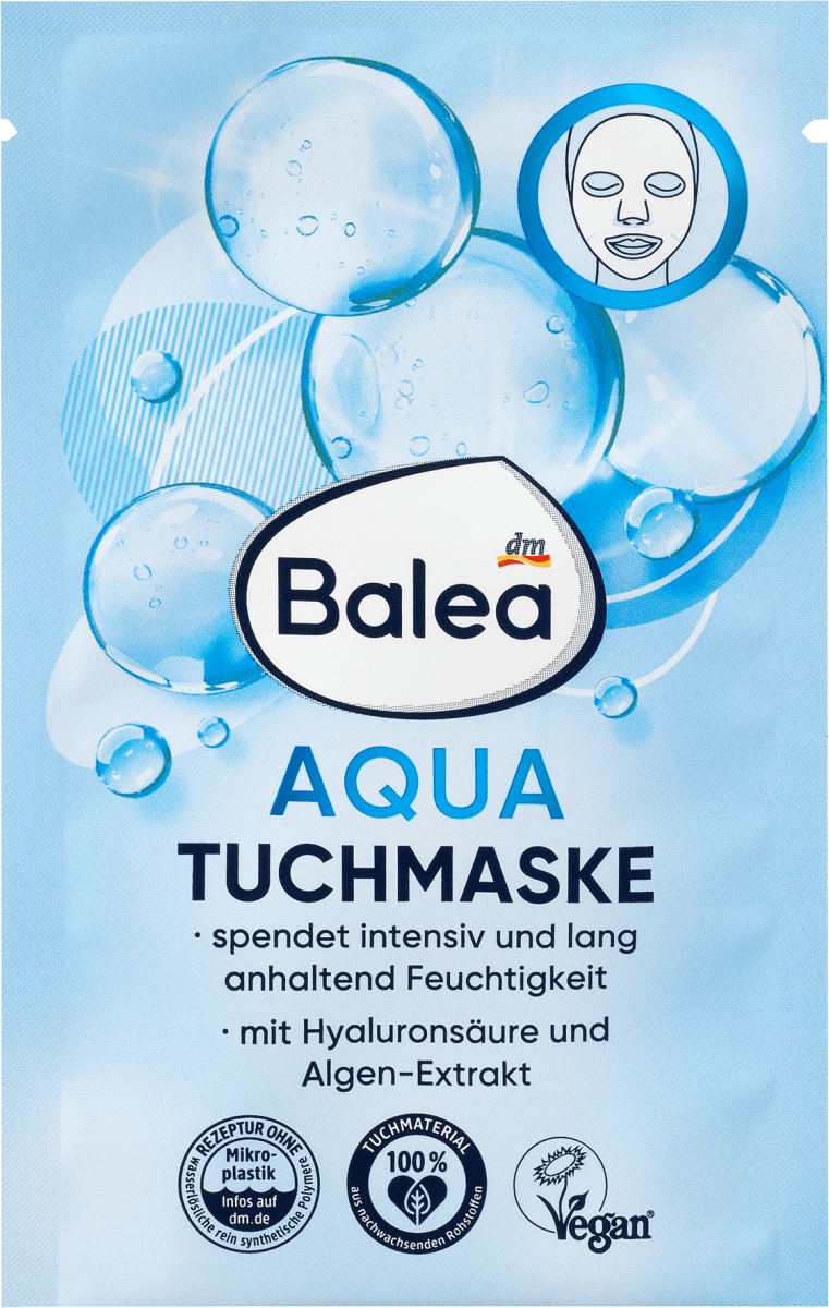 Tuchmaske Aqua, 1 St