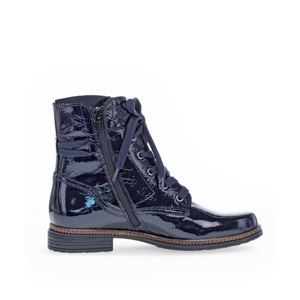 Gabor fashion Schnürstiefelette blau