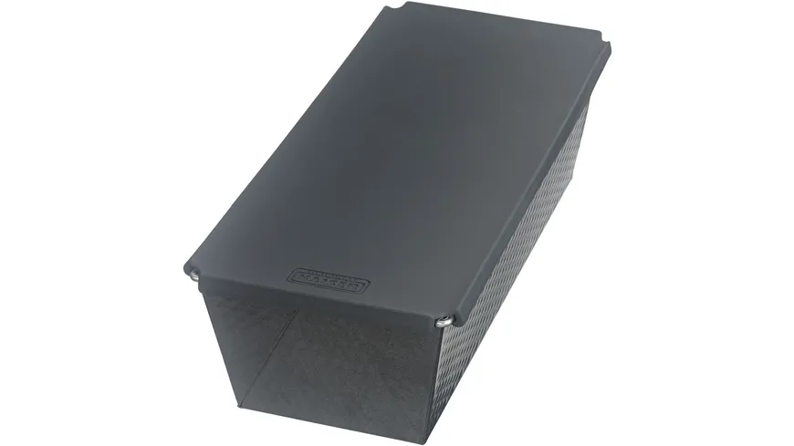 KAISER Brotbackform mit Silikondeckel 32x15cm Grau