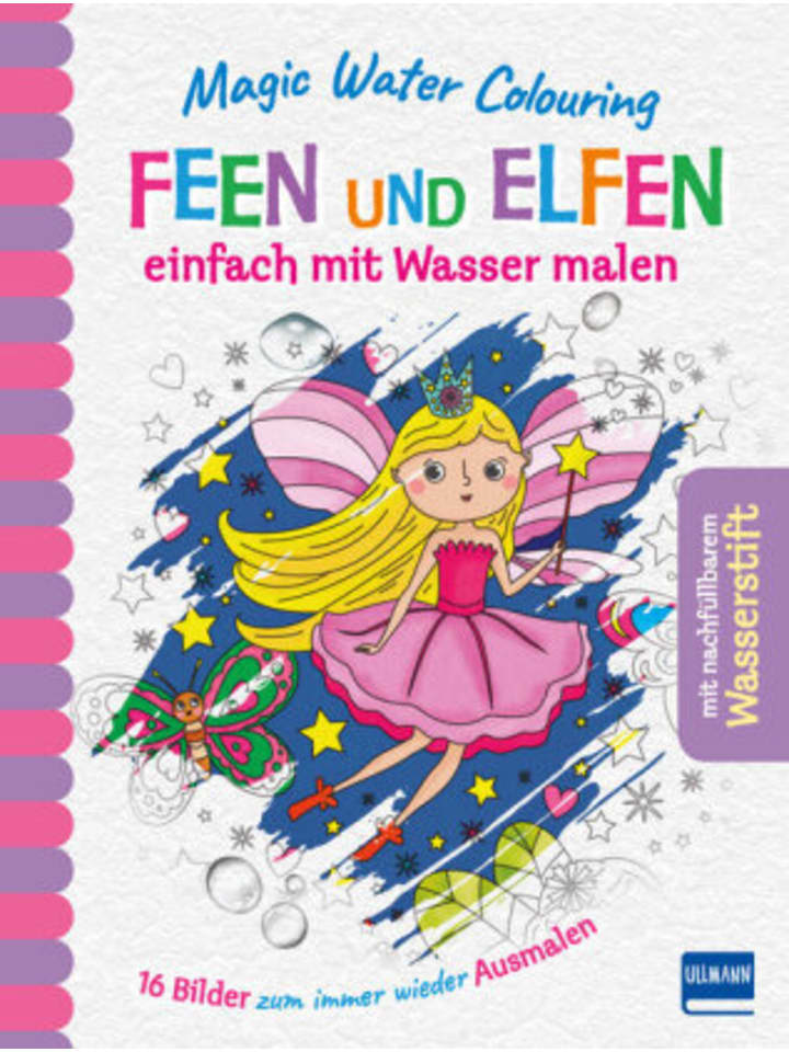 Ullmann Medien Buch - Magic Water Colouring - Feen und Elfen günstig kaufen onesize