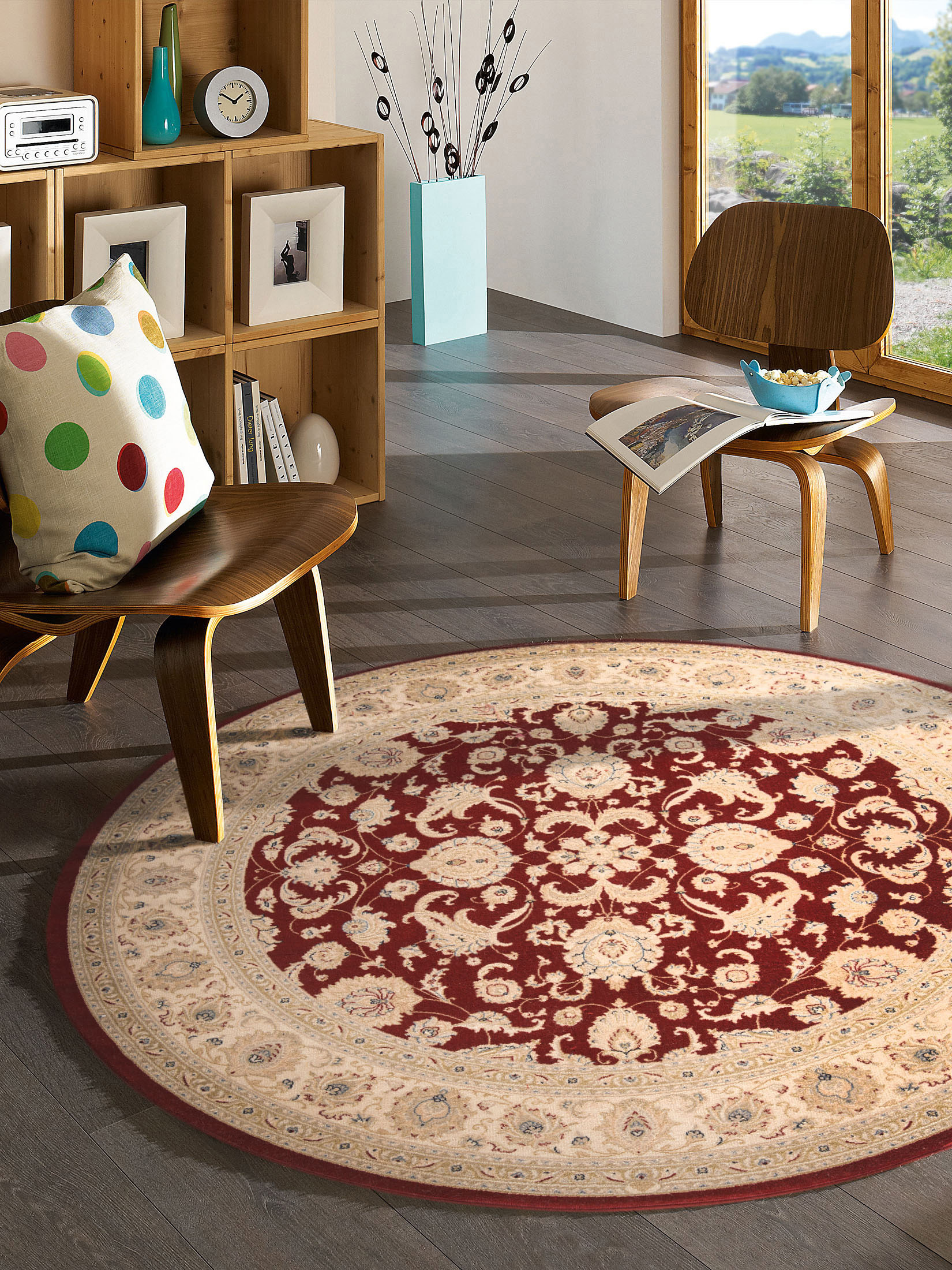Onyx Orient-Teppich, Rot