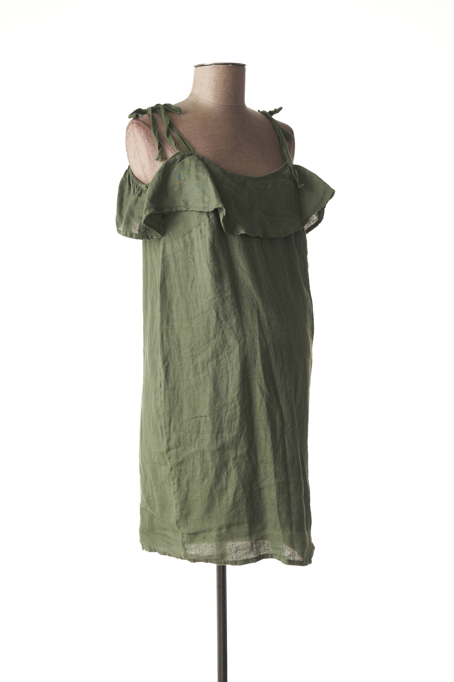 Menonove Robes Maternite Femme couleur vert