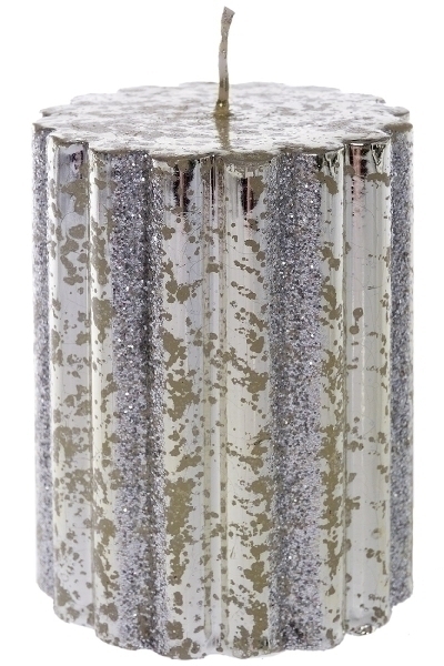 MyFlair Silberkerze - Klein -