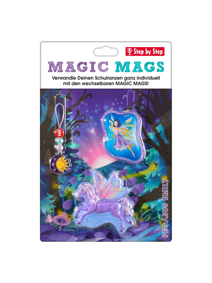 Step by Step Ranzen-Zubehör-Set MAGIC MAGS in Pegasus Emily günstig kaufen onesize