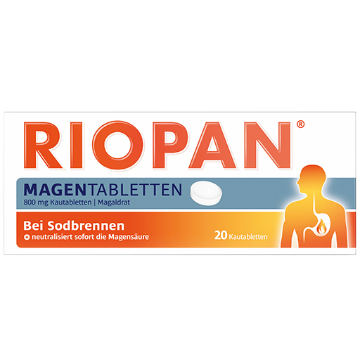 RIOPAN Magen Kautabletten  20 St  Kautabletten