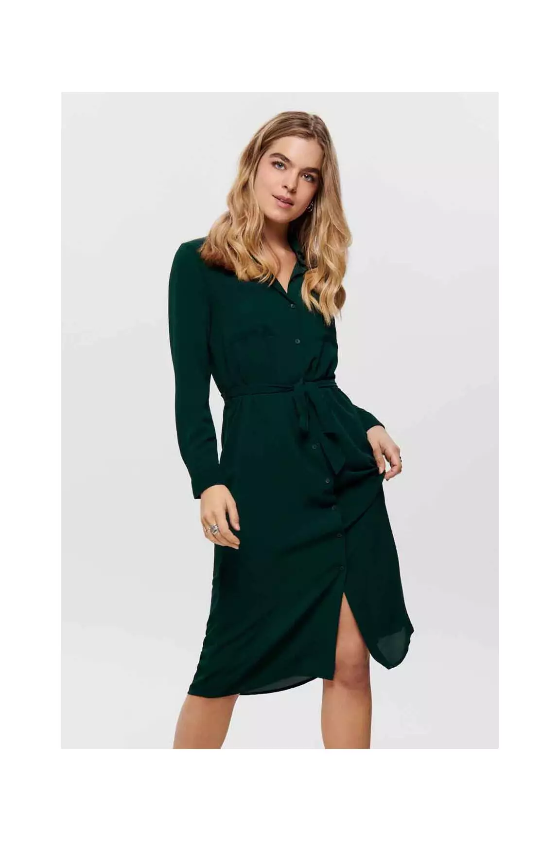 Jacqueline De Yong Robes Mi Longues Femme couleur vert