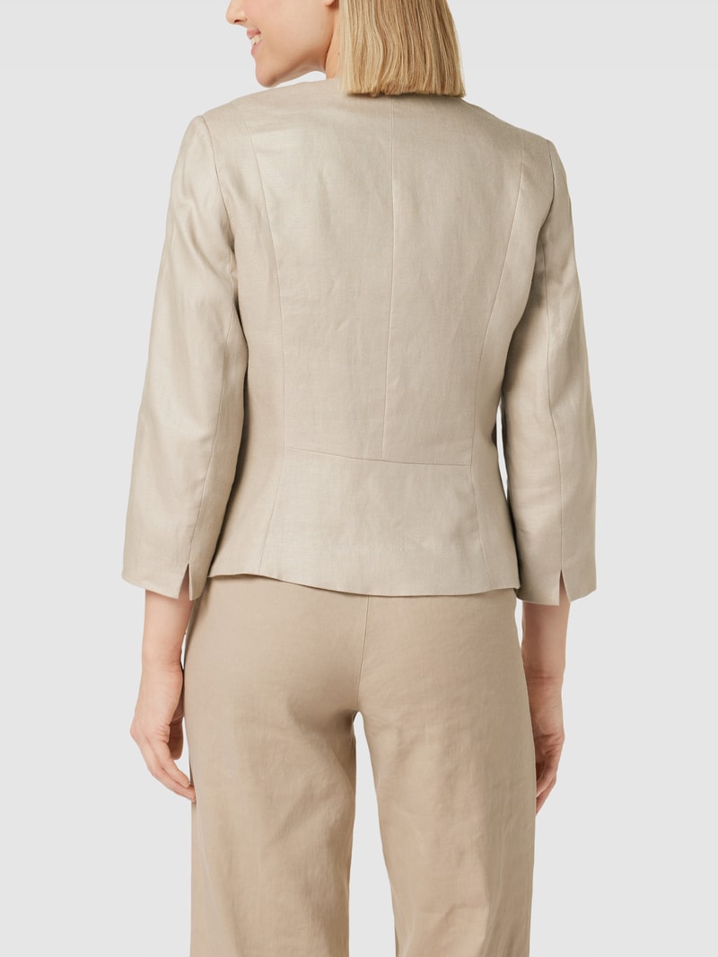 Blazer mit 3/4-Arm in sand