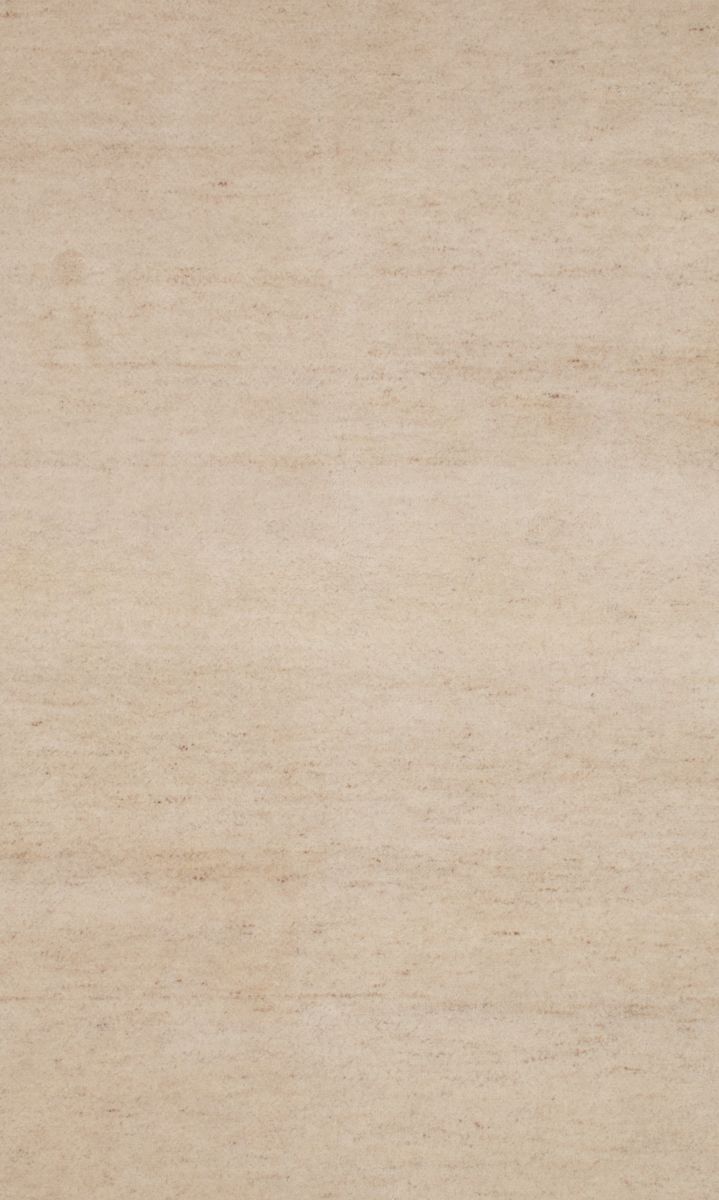 Teppich aus Indien Terra Gabbeh Uni Beige