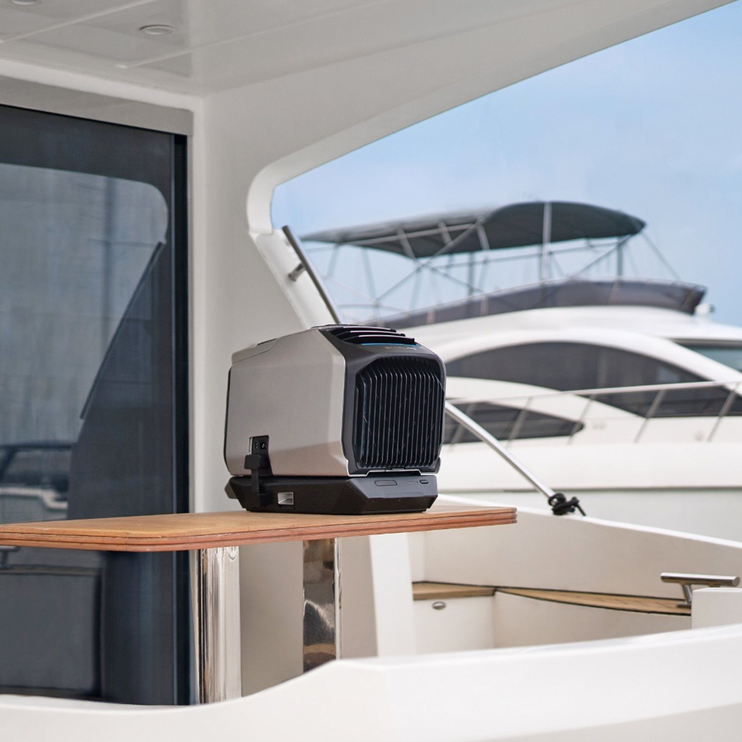 Ecoflow Wave 2 Klimaanlage Smart-Home-Station, mit zusätzlichem Zu- und Abluft Schlauch