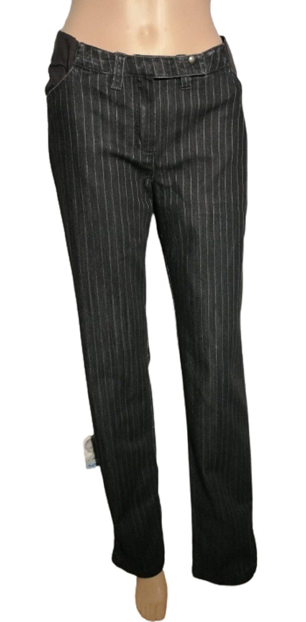 christoff Umstandshose christoff ORA-90072 Jeans grau-gestreift