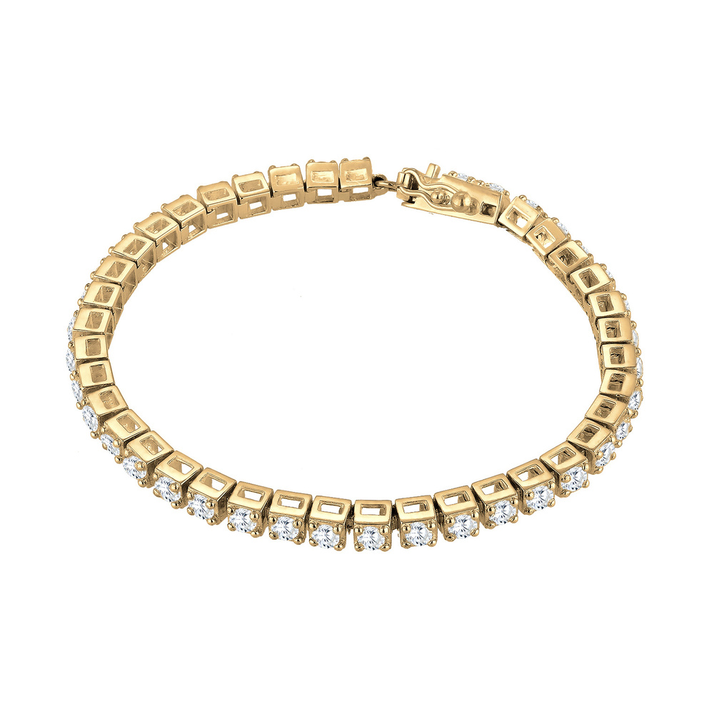 Elli PREMIUM Elli PREMIUM Bracelet Femmes avec zirconium dans le bracelet de tennis tendance e Bracelet