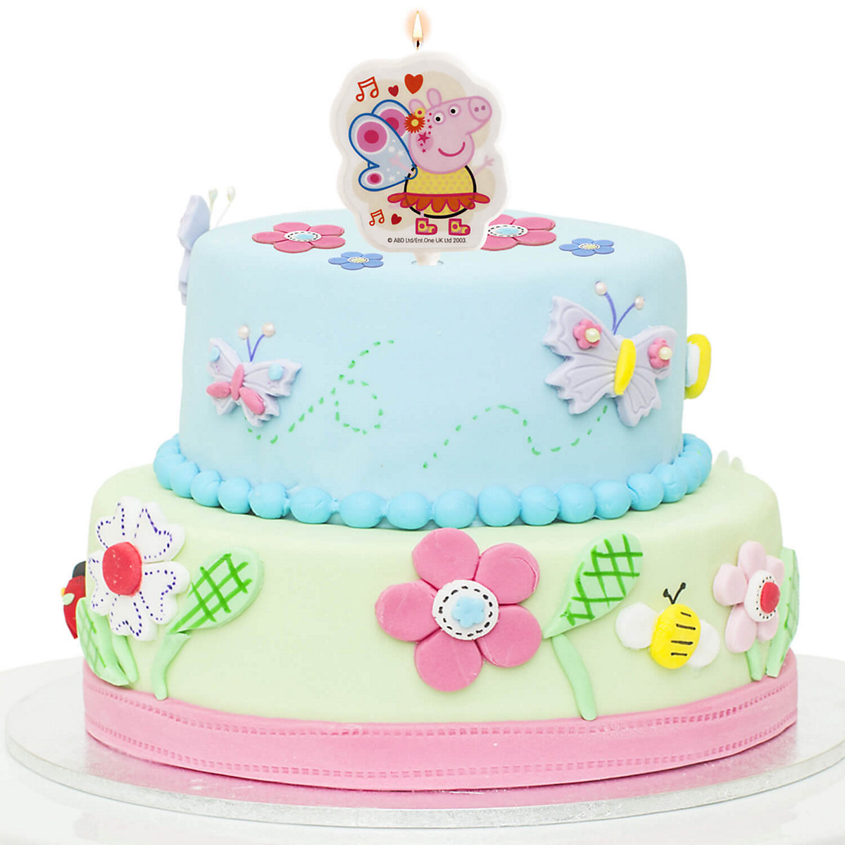 Geburtstagskerze mit Peppa Wutz, 7.5cm
