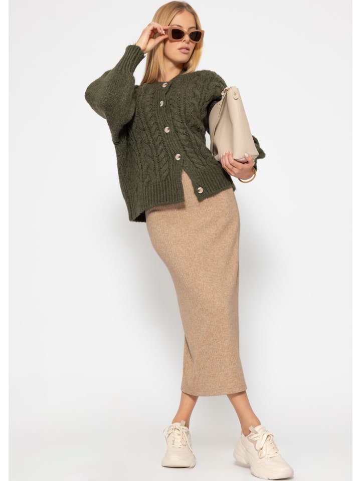 SASSYCLASSY Maxi Rock (Röcke) in Beige günstig kaufen