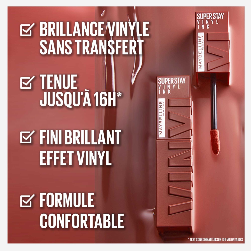 Maybelline New York Superstay Vinyl Ink Coffret 4 Teintes Vinyl Ink Nude Shock