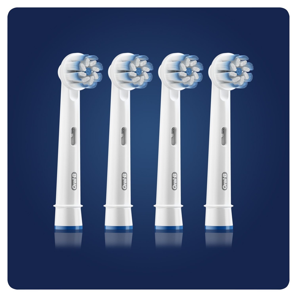 oral-b Oral-B Sensitive Clean Brossette, 4 Brossettes De Rechange