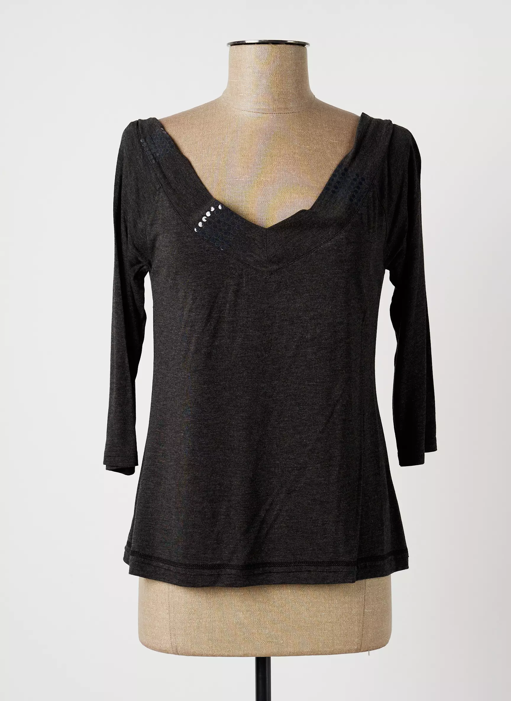 Lauren Vidal Tshirts Femme couleur gris