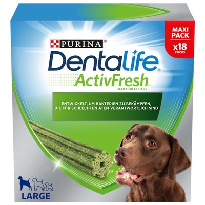 PURINA Dentalife Active Fresh Tägliche Zahnpflege-Snacks für große Hunde