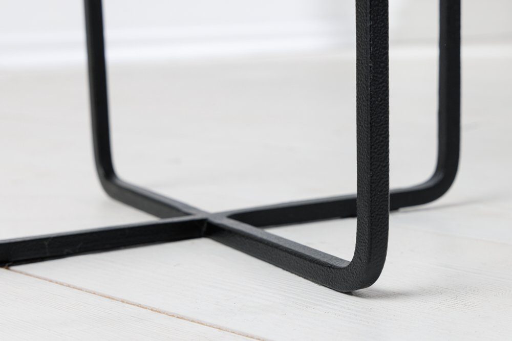riess-ambiente Übertopf UNIT 70/50cm gold / schwarz (Set, 2 St), Wohnzimmer · Vase · für Pflanzen · Metall · mit Gestell · Handarbeit