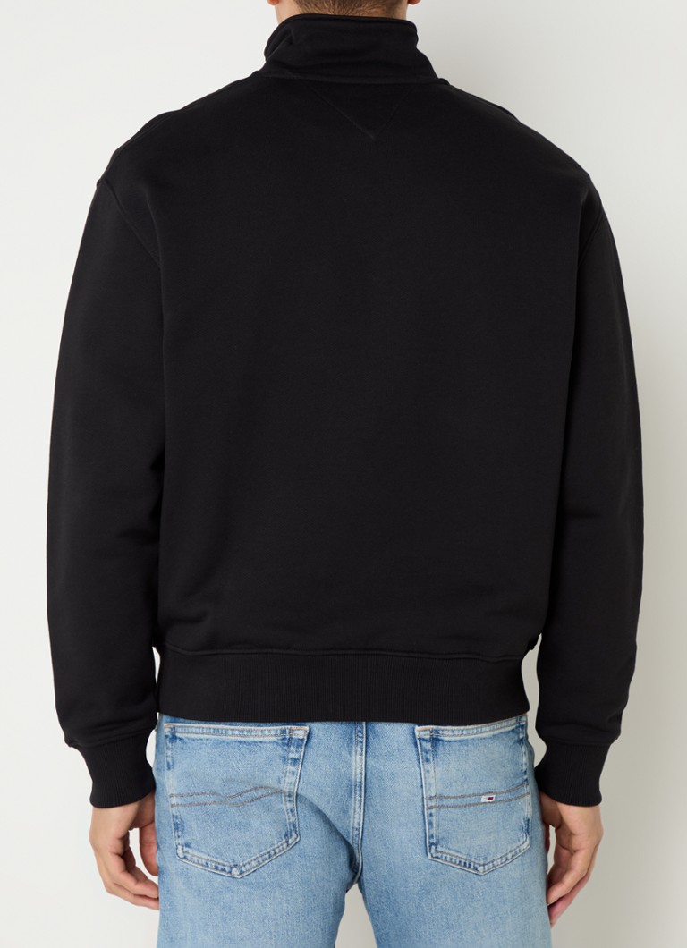 Sweter Tommy Hilfiger z zamkiem błyskawicznym i logo