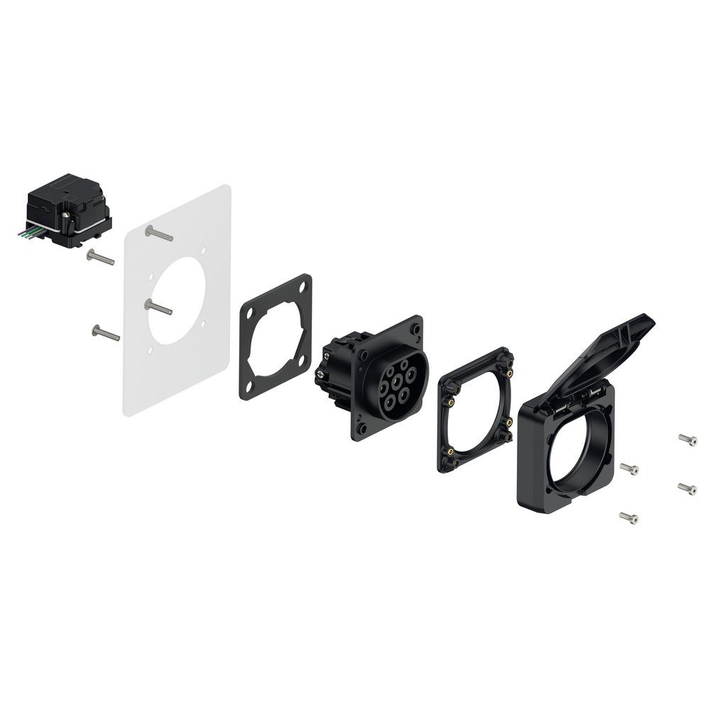 PCE PCE e325-f eMobility Ladesteckdose Typ 2 32 A Elektroauto-Ladegerät