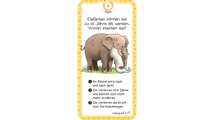 moses.  Das Quiz der Tiere