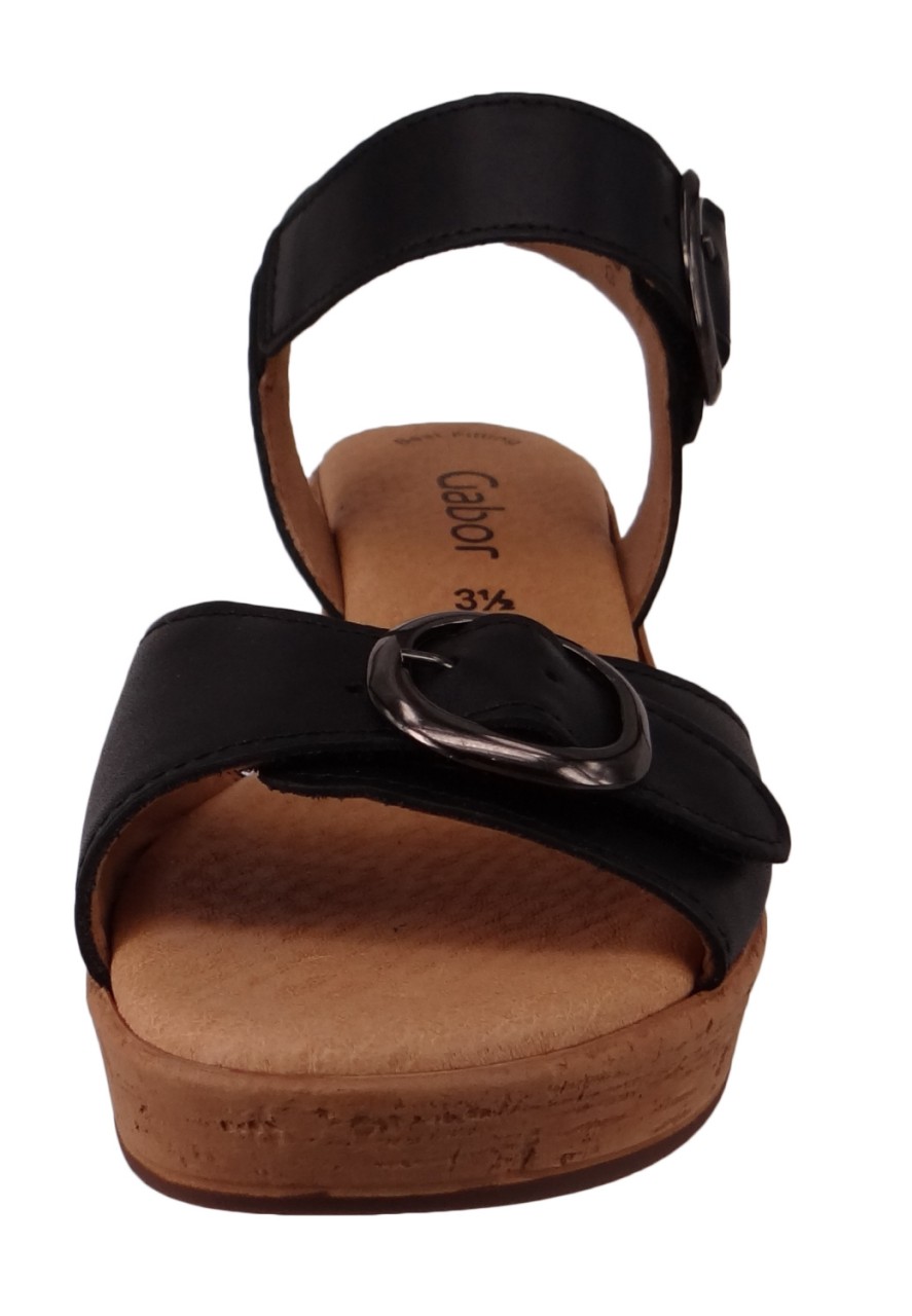 GABOR Klassische Sandalen schwarz