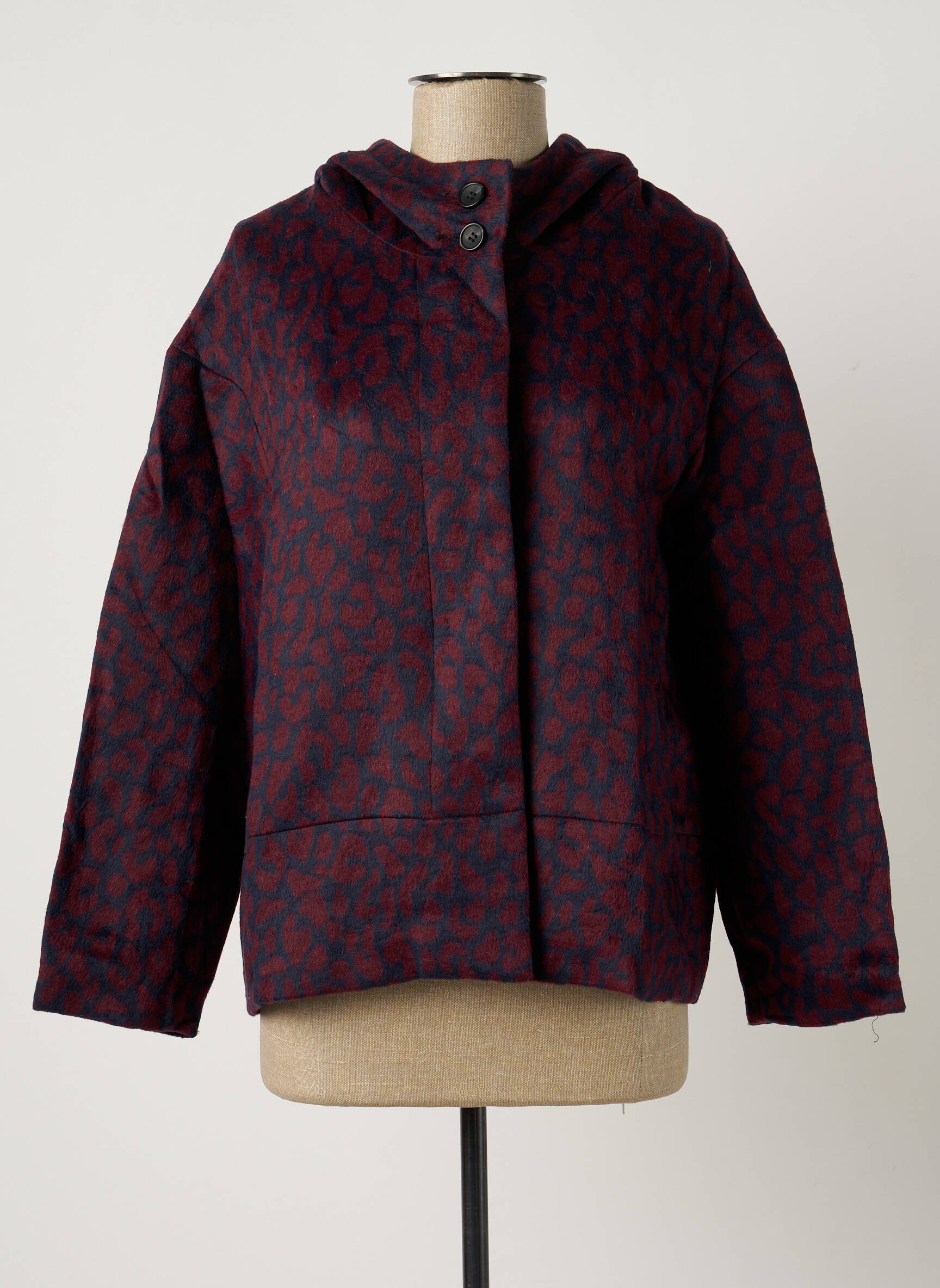 Areline Manteaux Courts Femme couleur rouge