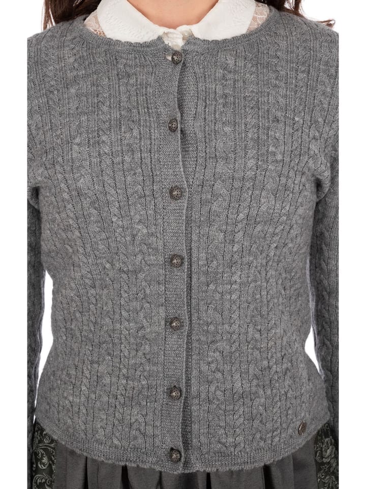 Spieth & Wensky Strickjacke DELO in hellgrau günstig kaufen