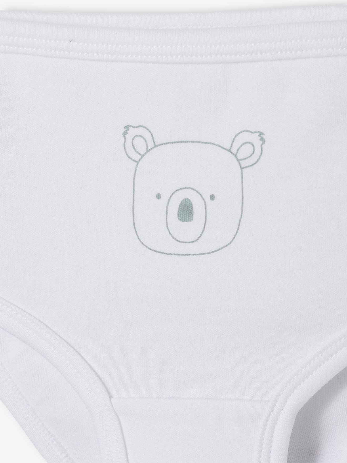 Vertbaudet 5er-Pack Baby Slips BASIC Oeko-Tex - pack weiß