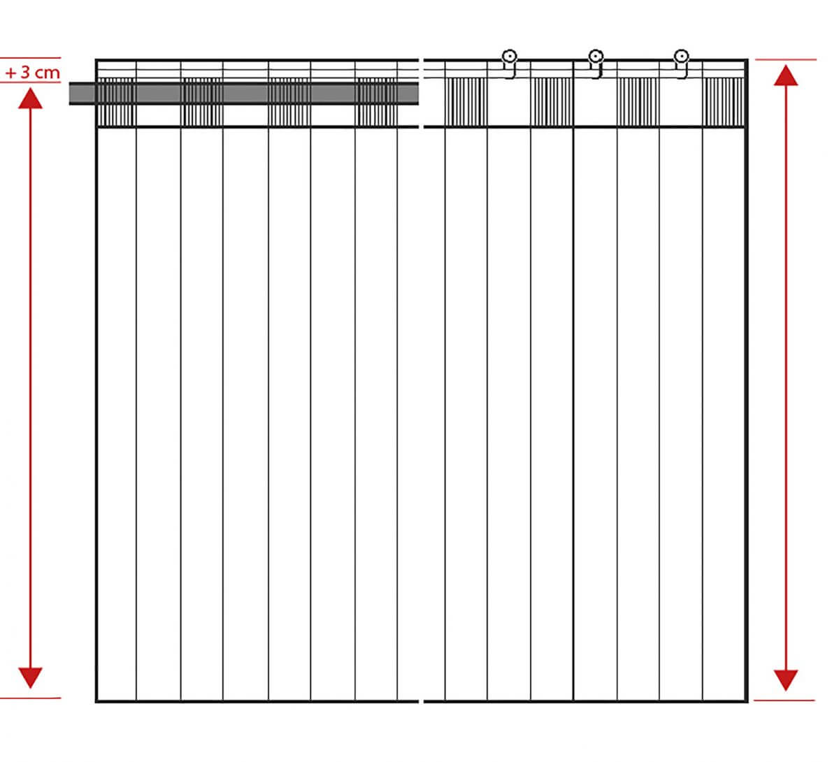 Neutex Schal Linessa mit Schlaufenband Beige 137 x 245 cm