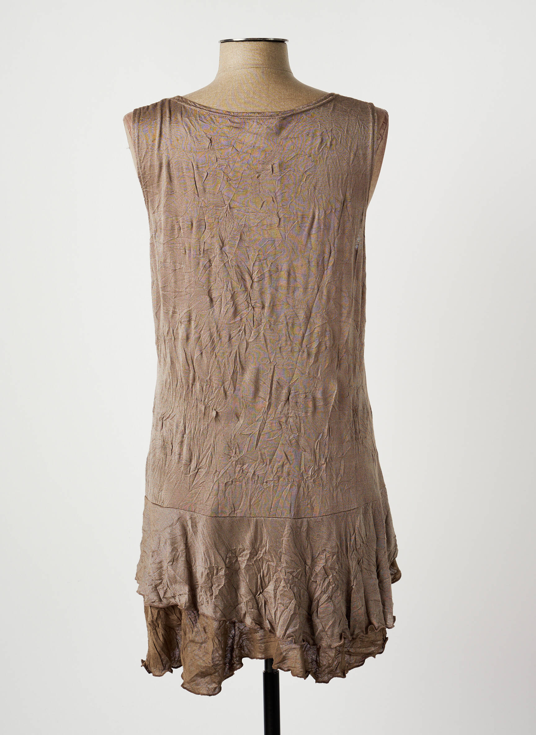 Meri Esca Tuniquesansmanche Femme couleur marron