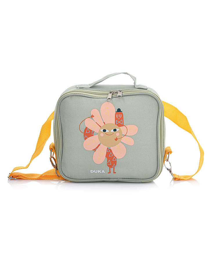 DUKA Lunchtasche in Grün/ Gelb - (B)22 x (H)8 x (T)19 cm günstig kaufen onesize