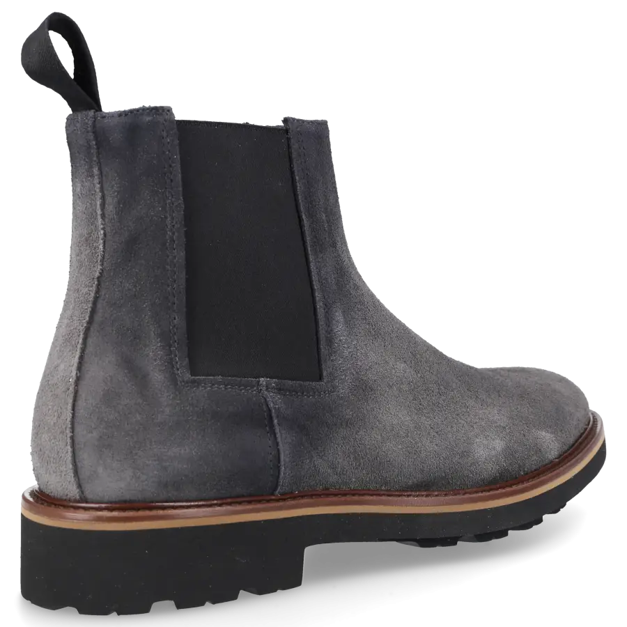 Budapester - Chelsea Boots 14196 Veloursleder - grau