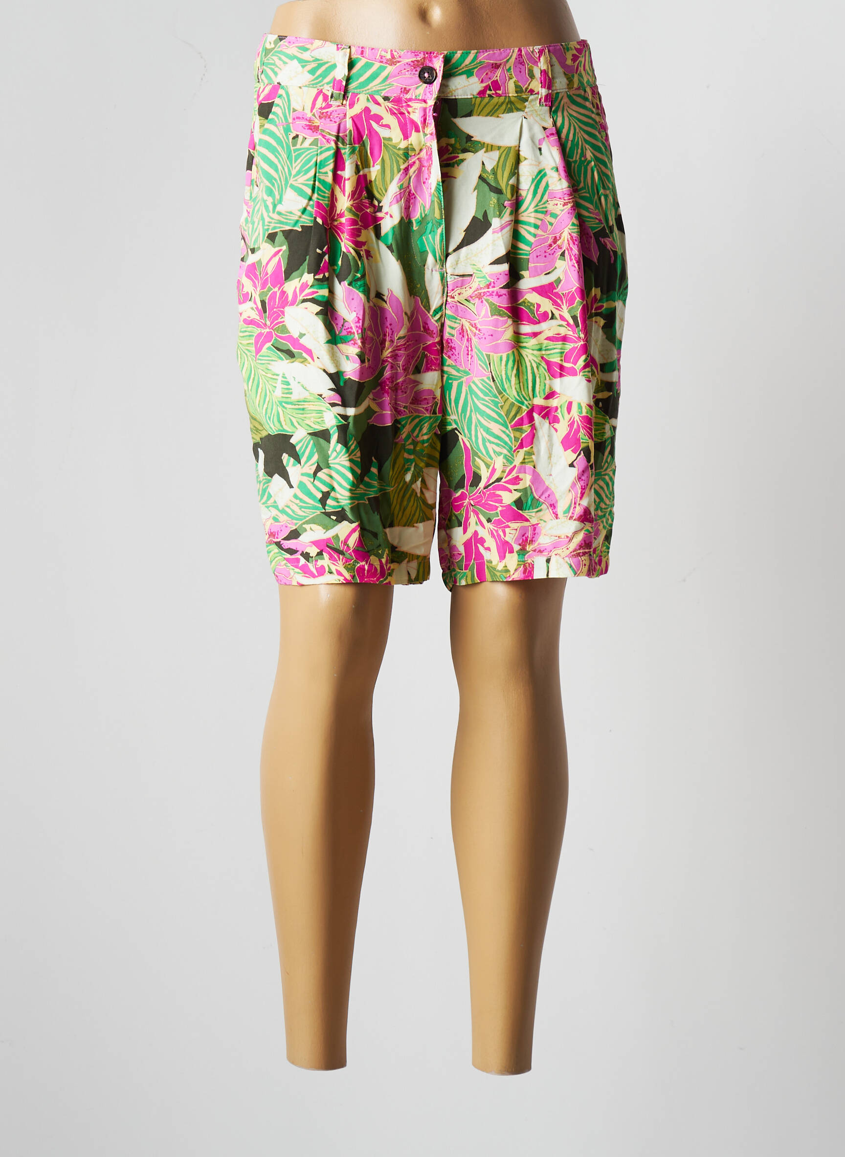 Only Bermudas Femme couleur vert