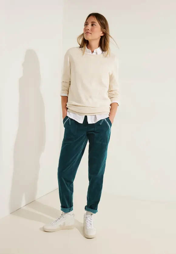 CECIL Casual Fit Feincord Hose