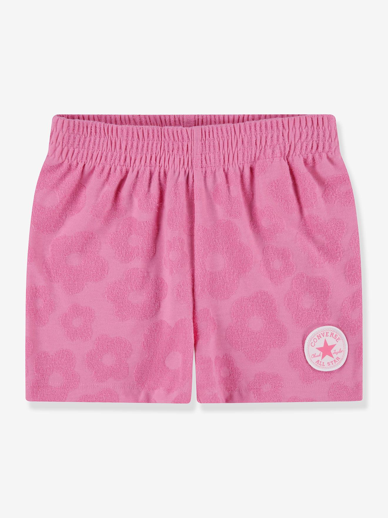 Converse Mädchen-Set: Shorts & T-Shirt CONVERSE - rosa