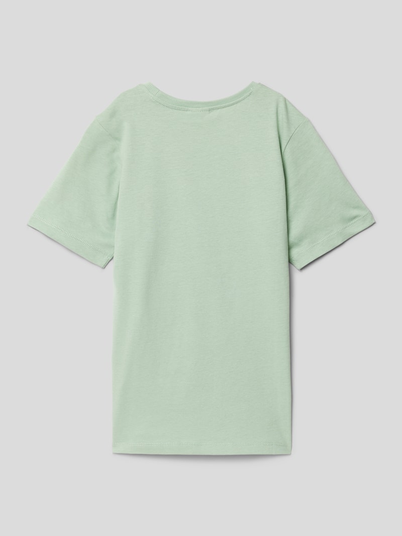 T-Shirt mit Statement-Print in lindgrün