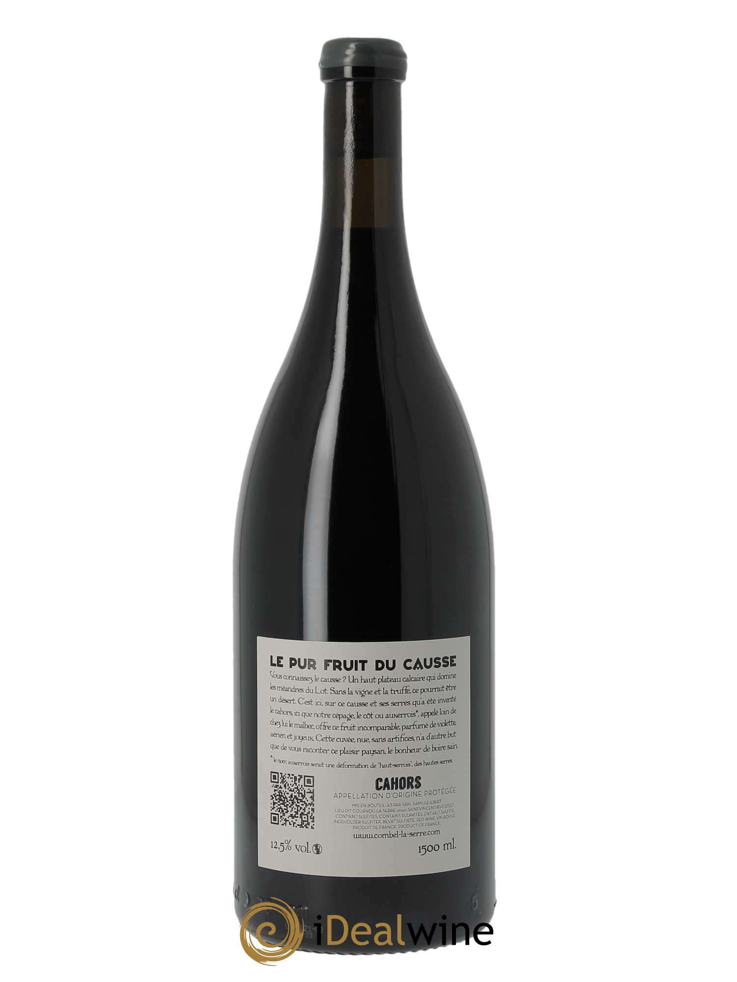 Cahors Château Combel La Serre Le Pur Fruit du Causse Jean-Pierre et Julien Ilbert  2021 - Lot de 1 Magnum