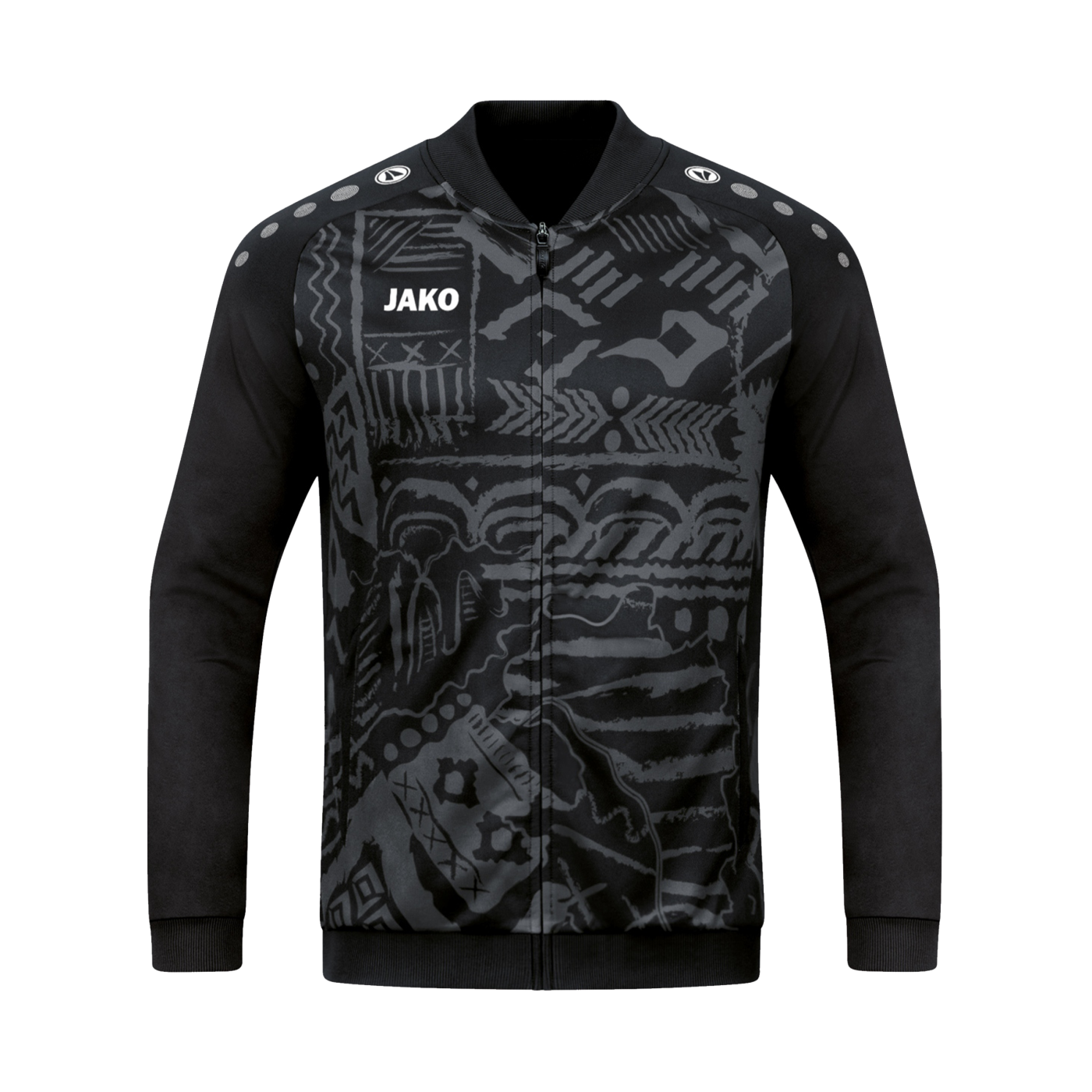 JAKO Tropicana Einlaufjacke Schwarz Grau F801