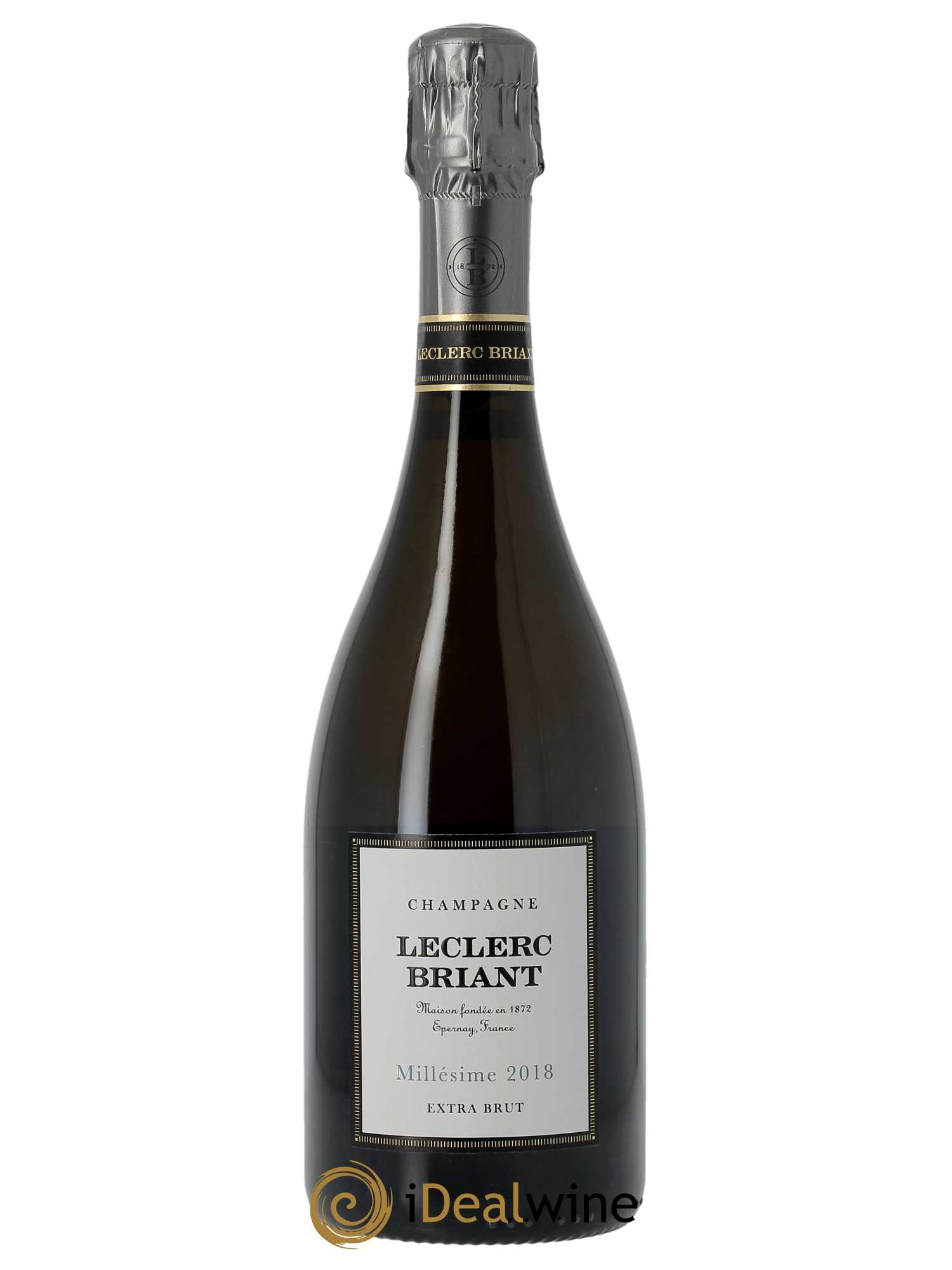 Millésimé Extra Brut Leclerc Briant  2018 - Lot de 1 Bouteille