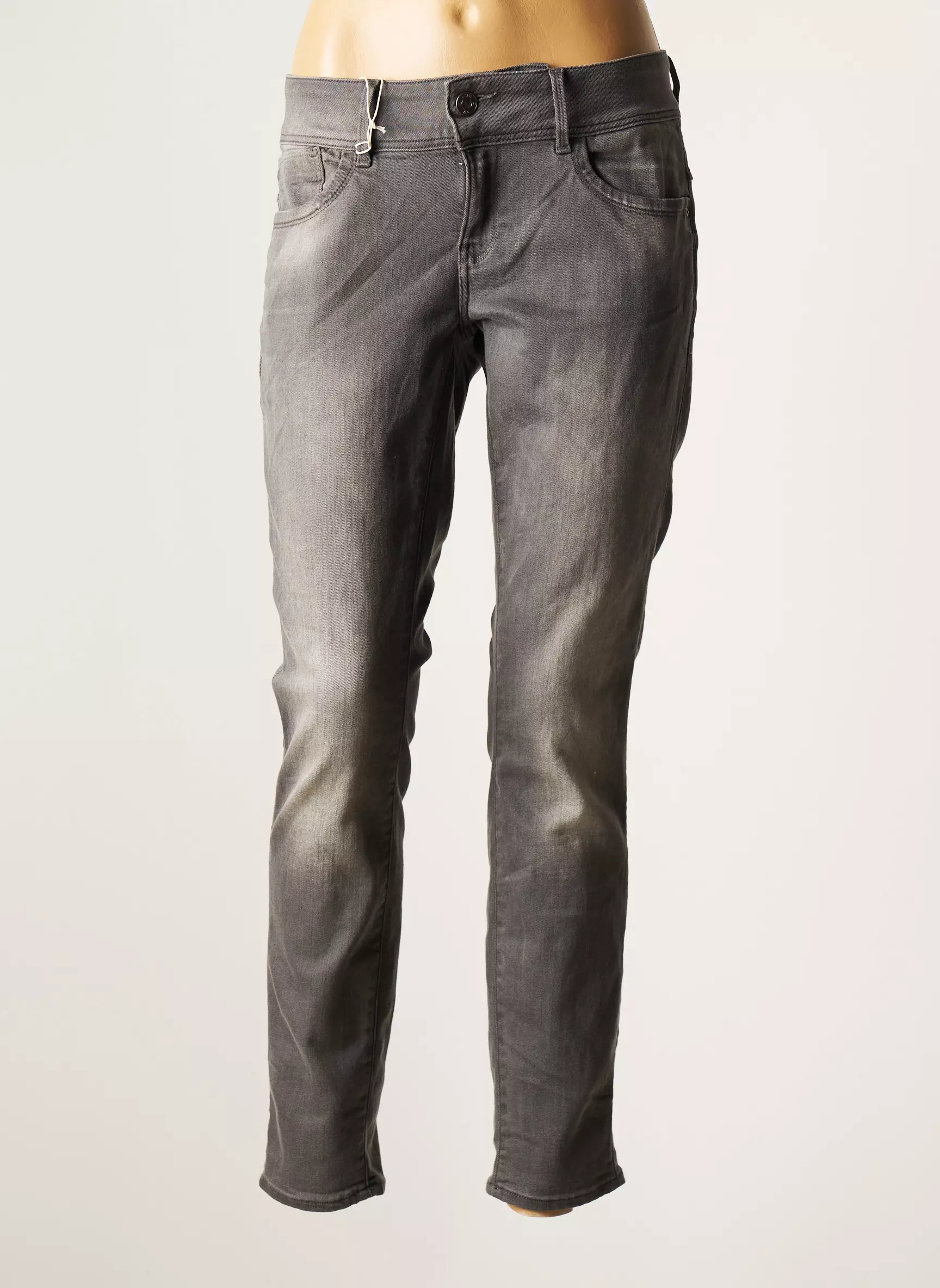 G Star Jeans Skinny Femme couleur gris