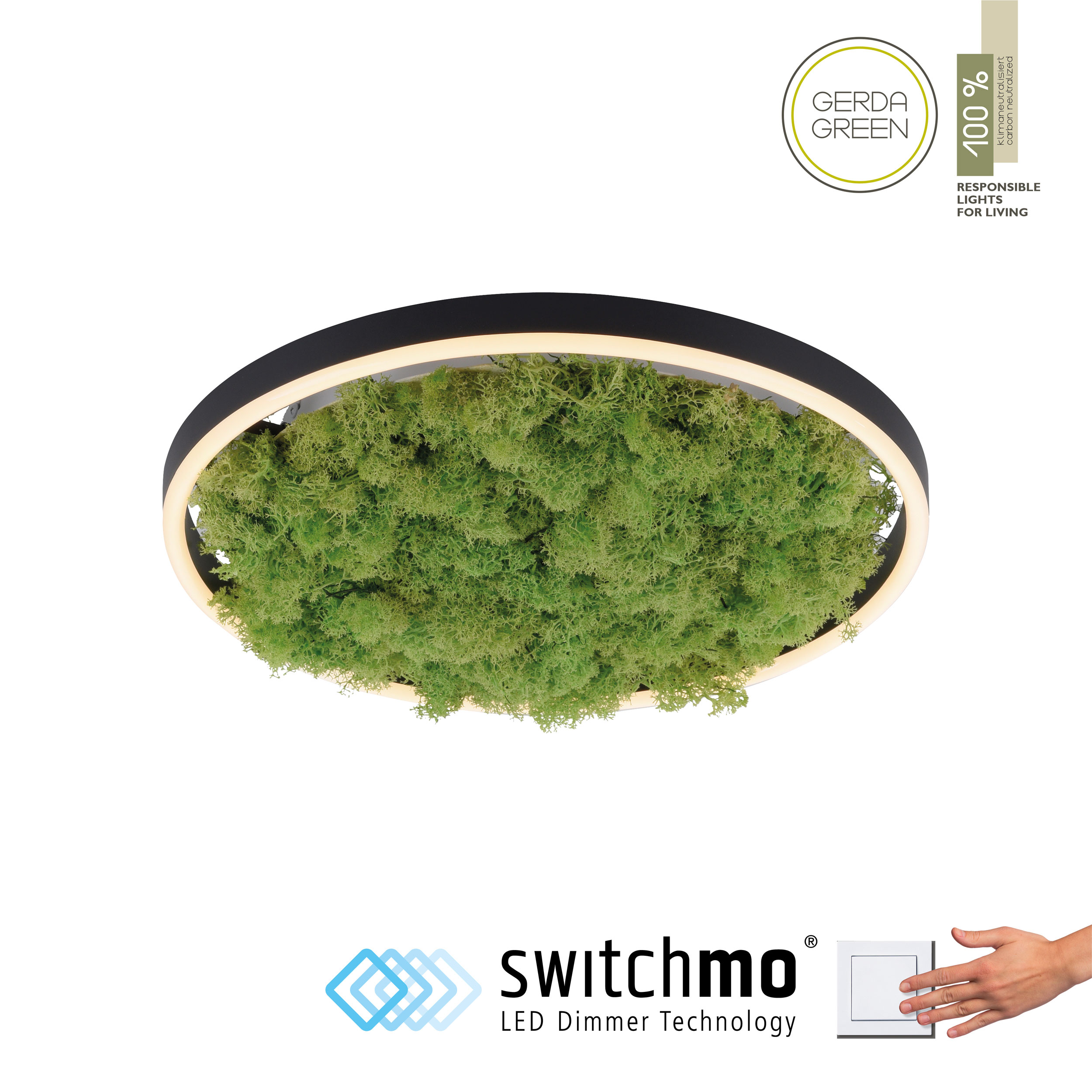 JUST LIGHT.LED-Deckenleuchte 1flg