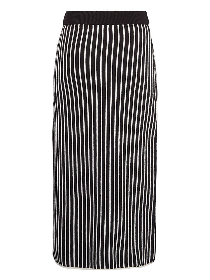 MOSS COPENHAGEN Strickrock in Schwarz günstig kaufen