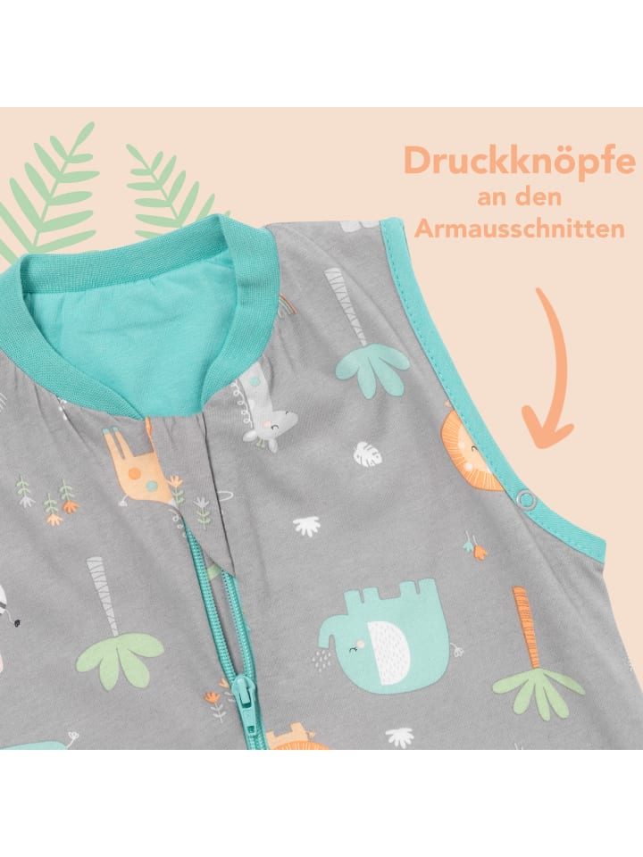 Schlummersack Babyschlafsack, 1.0 TOG in Türkis günstig kaufen